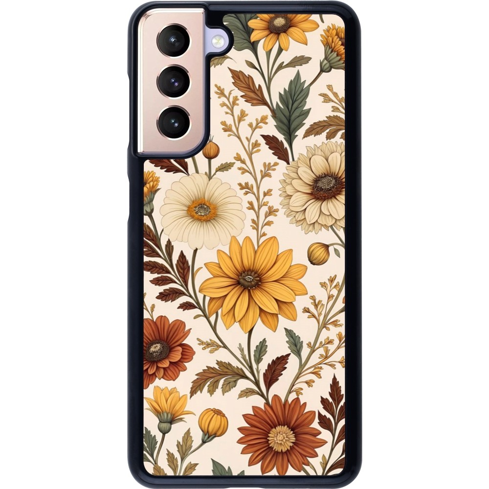 Coque Samsung Galaxy S21 5G - Autumn 25 Flower pattern