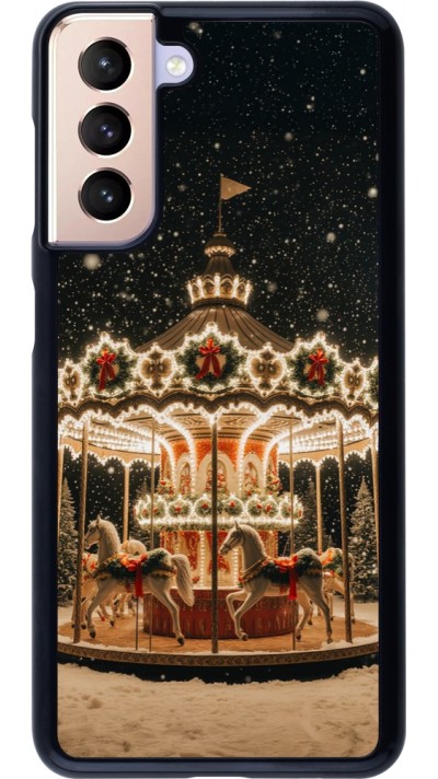 Coque Samsung Galaxy S21 5G - Christmas 25 Carousel