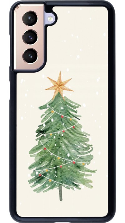 Coque Samsung Galaxy S21 5G - Christmas 25 Sketch Tree