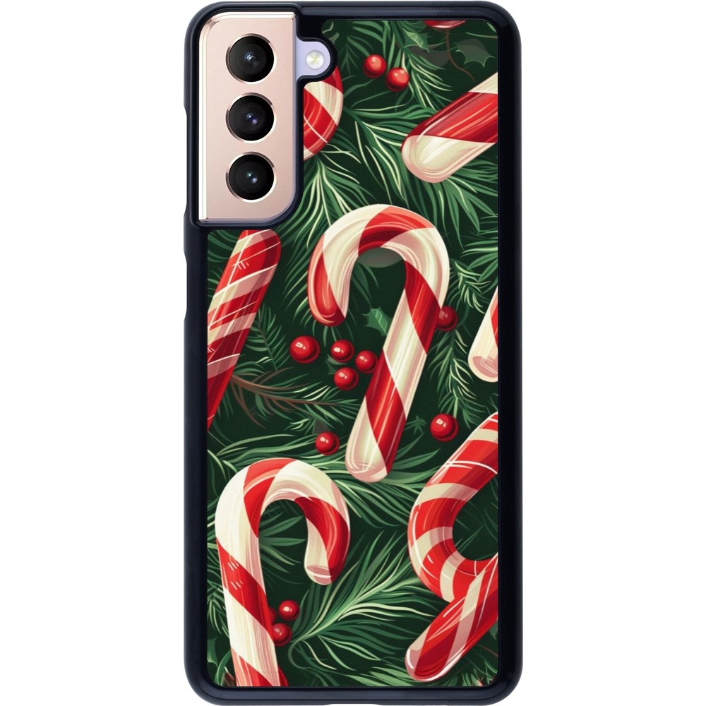 Coque Samsung Galaxy S21 5G - Christmas 25 Xmas Stick