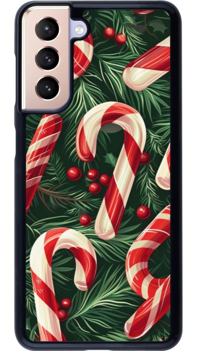 Coque Samsung Galaxy S21 5G - Christmas 25 Xmas Stick