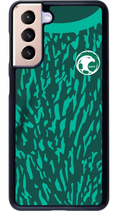 Coque Samsung Galaxy S21 5G - Maillot de football Arabie saoudite 2022 personnalisable