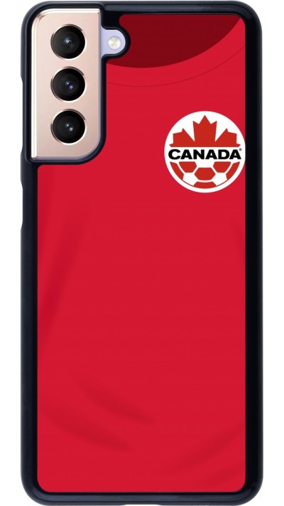 Coque Samsung Galaxy S21 5G - Maillot de football Canada 2022 personnalisable