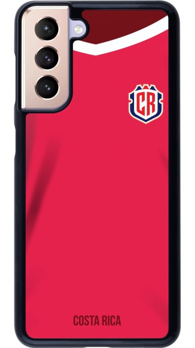 Coque Samsung Galaxy S21 5G - Maillot de football Costa Rica 2022 personnalisable