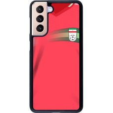Coque Samsung Galaxy S21 5G - Maillot de football Iran 2022 personnalisable