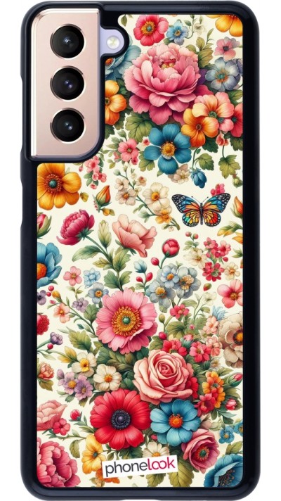 Coque Samsung Galaxy S21 5G - Spring 25 printemps fleuri