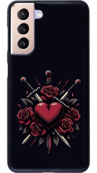 Coque Samsung Galaxy S21 5G - Valentine 2024 gothic love