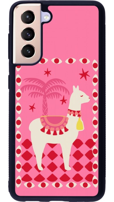 Coque Samsung Galaxy S21 5G - Silicone rigide noir Alpaca 2026