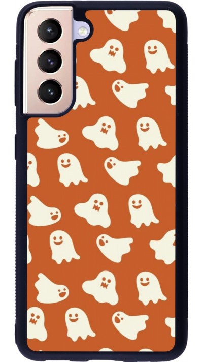 Coque Samsung Galaxy S21 5G - Silicone rigide noir Autumn 2024 mini ghosts