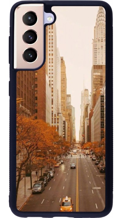 Coque Samsung Galaxy S21 5G - Silicone rigide noir Autumn 2024 New York city