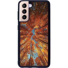 Coque Samsung Galaxy S21 5G - Silicone rigide noir Autumn 25 Trees