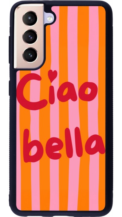 Coque Samsung Galaxy S21 5G - Silicone rigide noir Bye Bella 2026