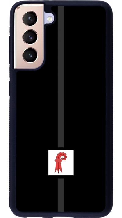 Samsung Galaxy S21 5G Case Hülle - Silikon schwarz Kanton BL schwarz