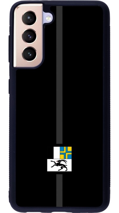 Samsung Galaxy S21 5G Case Hülle - Silikon schwarz Kanton GR schwarz