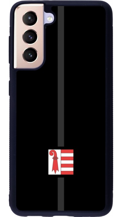 Samsung Galaxy S21 5G Case Hülle - Silikon schwarz Kanton JU schwarz