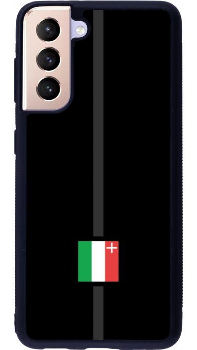 Samsung Galaxy S21 5G Case Hülle - Silikon schwarz Kanton NE schwarz