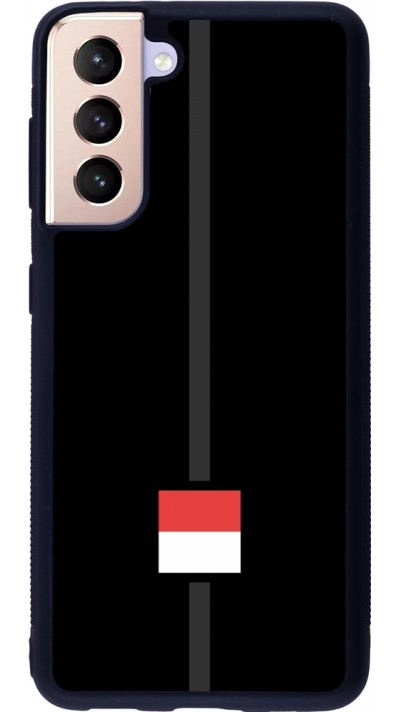 Samsung Galaxy S21 5G Case Hülle - Silikon schwarz Kanton SO schwarz