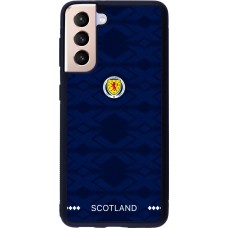 Coque Samsung Galaxy S21 5G - Silicone rigide noir Maillot de football Ecosse 2026 personnalisable