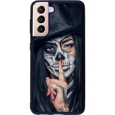 Coque Samsung Galaxy S21 5G - Silicone rigide noir Halloween 18 19