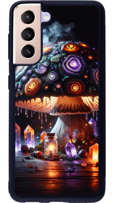 Coque Samsung Galaxy S21 5G - Silicone rigide noir Halloween Potion Magic
