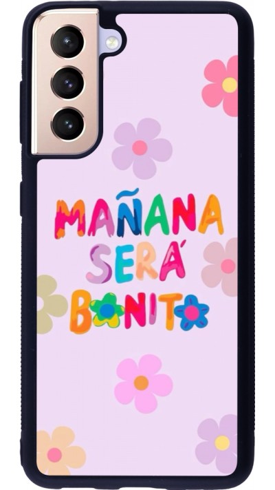 Coque Samsung Galaxy S21 5G - Silicone rigide noir Karol G Manana sera bonito