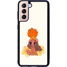 Coque Samsung Galaxy S21 5G - Silicone rigide noir Karol G Tropicoqueta
