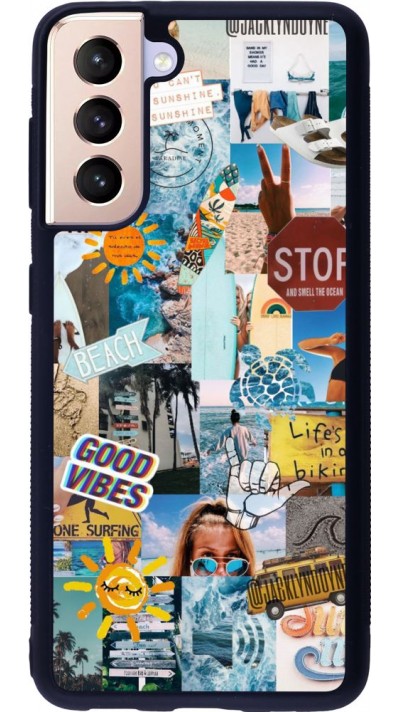 Coque Samsung Galaxy S21 5G - Silicone rigide noir Summer 2021 15