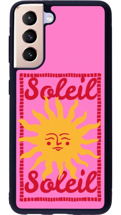 Coque Samsung Galaxy S21 5G - Silicone rigide noir Sun sun 2026