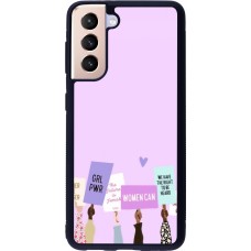 Coque Samsung Galaxy S21 5G - Silicone rigide noir Womens day 2026 9