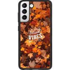 Coque Samsung Galaxy S21 FE 5G - Silicone rigide noir Autumn 25 Autumn vibes