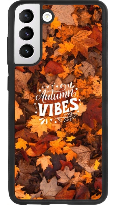 Coque Samsung Galaxy S21 FE 5G - Silicone rigide noir Autumn 25 Autumn vibes