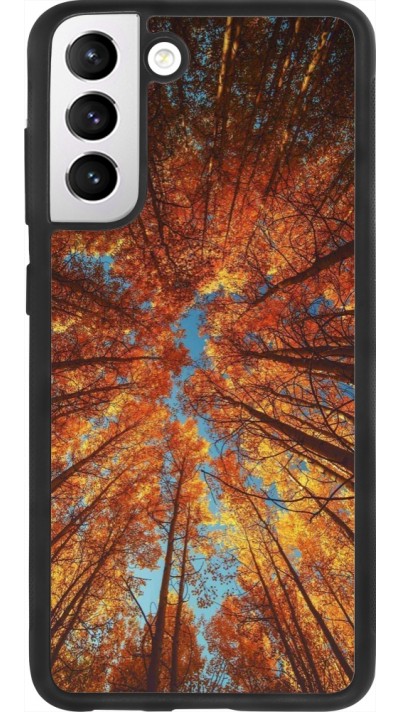 Coque Samsung Galaxy S21 FE 5G - Silicone rigide noir Autumn 25 Trees