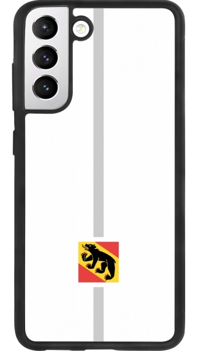 Samsung Galaxy S21 FE 5G Case Hülle - Silikon schwarz Kanton BE weiss