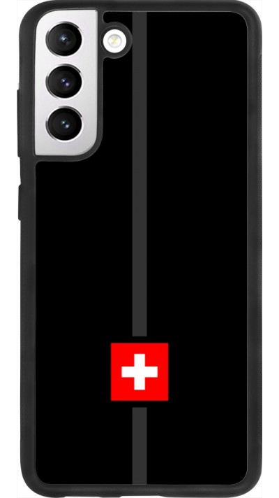 Samsung Galaxy S21 FE 5G Case Hülle - Silikon schwarz Kanton CH schwarz