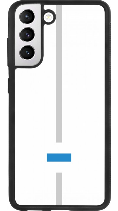 Samsung Galaxy S21 FE 5G Case Hülle - Silikon schwarz Kanton ZG weiss