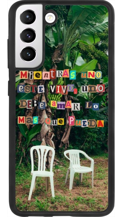 Coque Samsung Galaxy S21 FE 5G - Silicone rigide noir Chairs DTMF