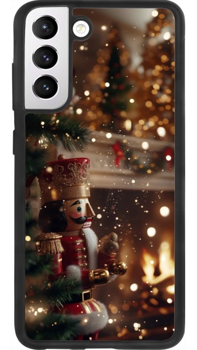 Coque Samsung Galaxy S21 FE 5G - Silicone rigide noir Christmas 25 Xmas Nutcracker