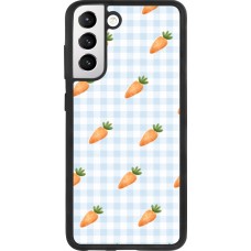 Coque Samsung Galaxy S21 FE 5G - Silicone rigide noir Easter 2026 Pattern carrots