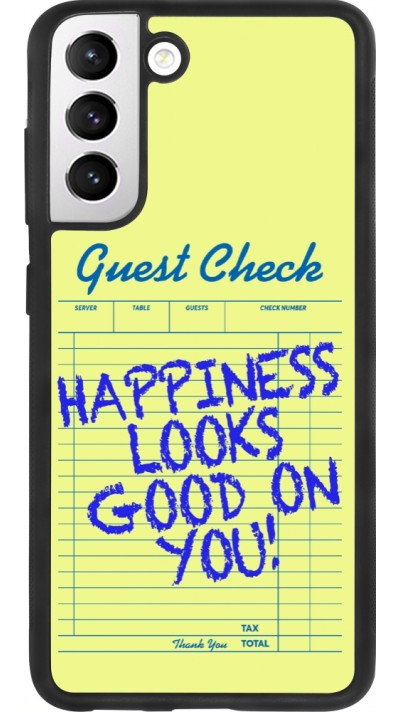 Coque Samsung Galaxy S21 FE 5G - Silicone rigide noir Guest check 2026