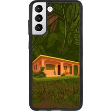 Coque Samsung Galaxy S21 FE 5G - Silicone rigide noir Benitos house DTMF