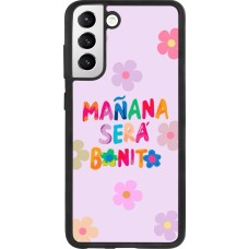 Coque Samsung Galaxy S21 FE 5G - Silicone rigide noir Karol G Manana sera bonito