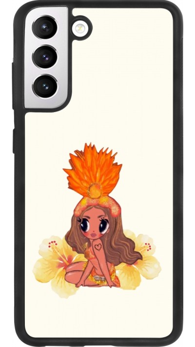 Coque Samsung Galaxy S21 FE 5G - Silicone rigide noir Karol G Tropicoqueta