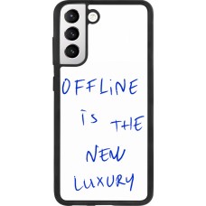 Coque Samsung Galaxy S21 FE 5G - Silicone rigide noir Offline is the new luxury