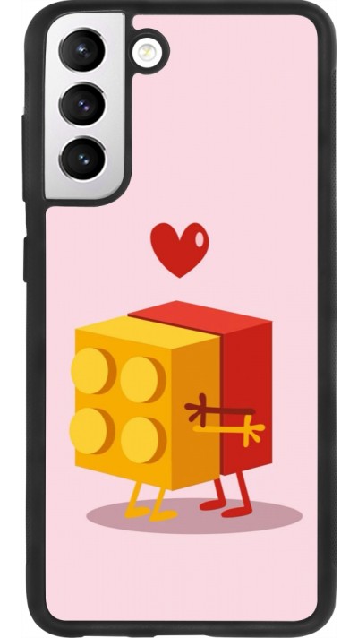 Coque Samsung Galaxy S21 FE 5G - Silicone rigide noir Saint Valentines Day 26 Puzzle
