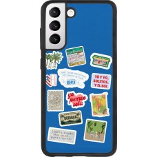 Coque Samsung Galaxy S21 FE 5G - Silicone rigide noir Seals of the Dominican Republic DTMF