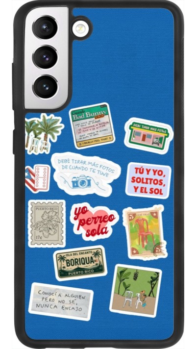 Coque Samsung Galaxy S21 FE 5G - Silicone rigide noir Seals of the Dominican Republic DTMF