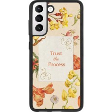 Coque Samsung Galaxy S21 FE 5G - Silicone rigide noir Trust the process 2026