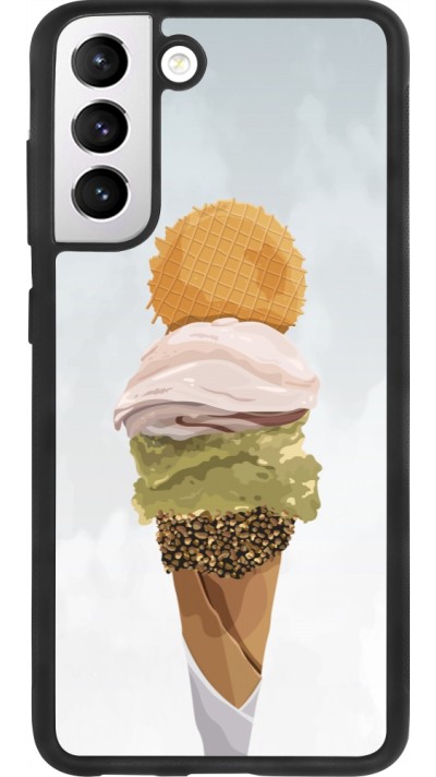Coque Samsung Galaxy S21 FE 5G - Silicone rigide noir Summer 2025 Cornet