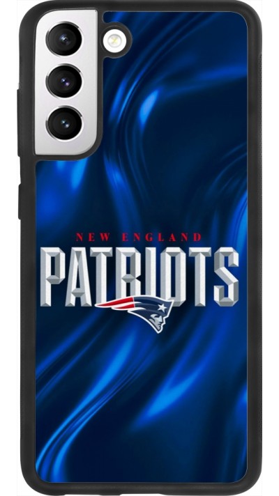 Coque Samsung Galaxy S21 FE 5G - Silicone rigide noir Super Bowl 26 Patriots 2
