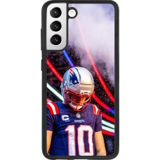 Coque Samsung Galaxy S21 FE 5G - Silicone rigide noir Super Bowl 26 Patriots 3